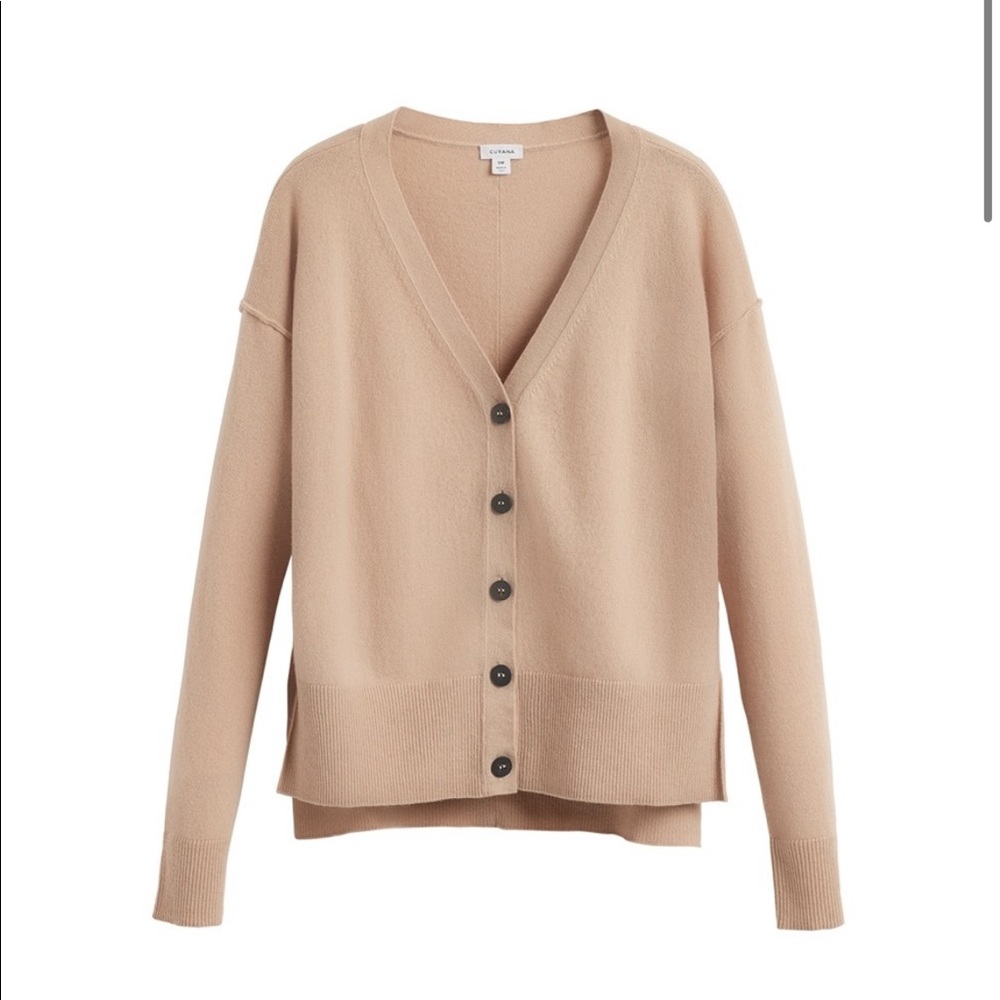 Cuyana Wool Cashmere Cardigan